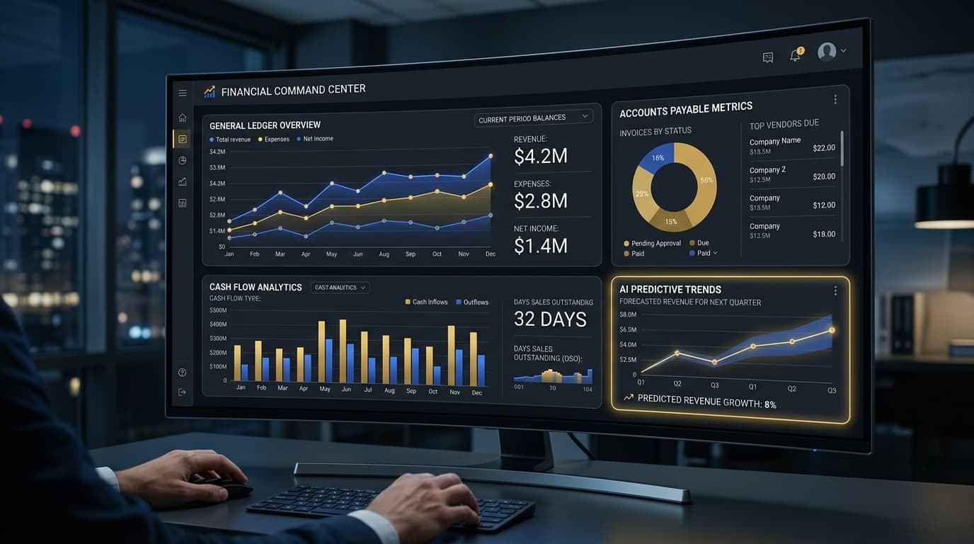 Enterprise Oracle Cloud ERP Dashboard Lab